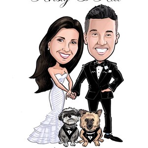 Wedding guestbook, guestbook sign, guest book printable,creative guestbook caricature portrait