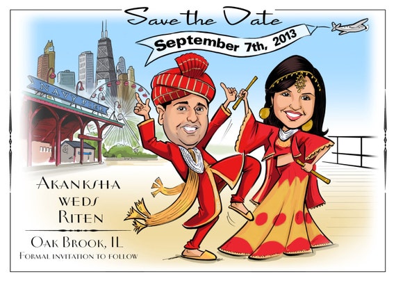 Featured image of post Caricature Indian Wedding Invitations Tired of the boring old wedding invitations