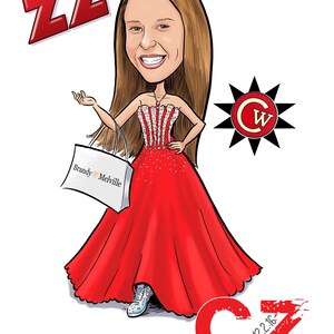 Schattig aangepast portret - vleermuis mitswa, quinceanera, Sweet Sixteen Sign in Board, receptieposter, Save the Date