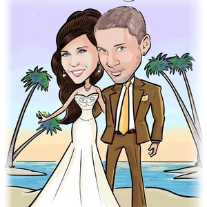 Guest Book Poster For Signing at Wedding Reception - Custom Illustrated!