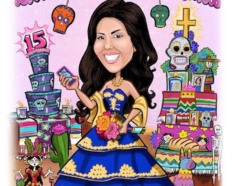Adorable Sign In Board Art - Quinceañera - Bat Mitzvah - Sweet Sixteen - Display at Reception - Include All the Special Details!