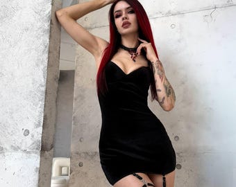Bodycon Mini Dress, Sleeveless, Cyber Punk, Fetish, Corset, Strappy,  Ruched, Rave, Goth, Witchy, Post Apocalyptic, Alternative - Etsy