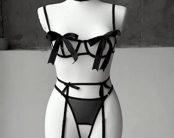 Transparent lingerie dress,mesh lingerie outfit,sheer nightdress,see through lingerie,mesh dress, black mesh lingerie,sheer black lingerie