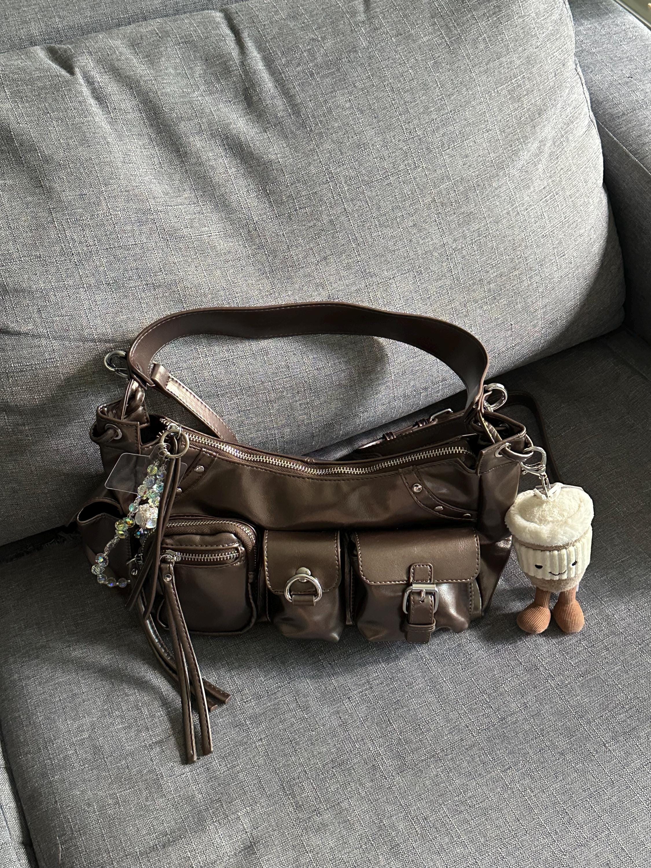 00s archive leather shoulder bag 00s archive bag 希少 y2K DIESEL