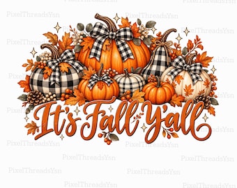 È autunno, ragazzi! PNG, design per maglietta autunnale con zucche stampate leopardate, sublimazione autunnale rustica, zucca autunnale PNG, carino Ringraziamento in stile country digitale