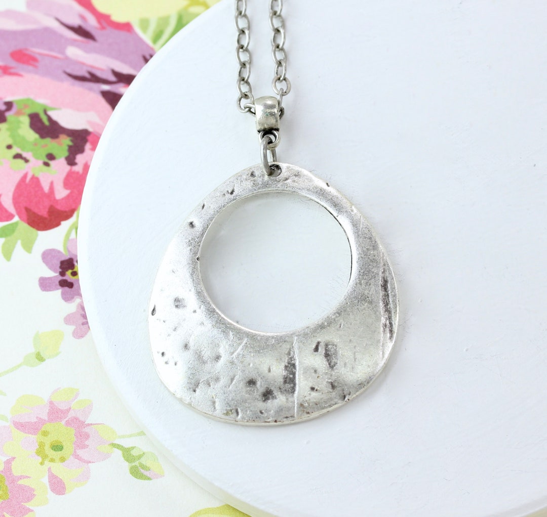 Antique Silver Glasses Chain With Teardrop Loop, Silver Eyeglass Holder