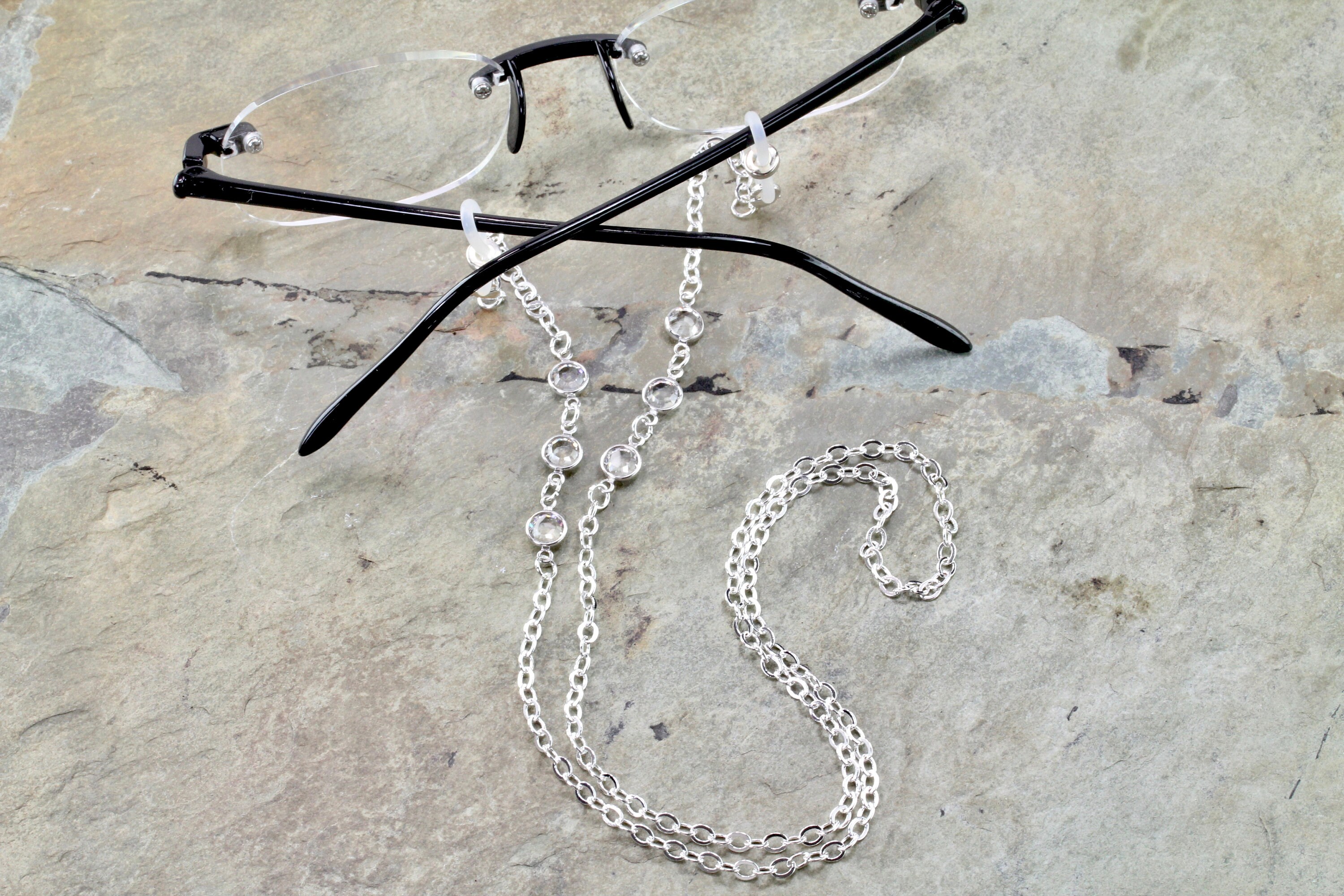 Swarovski crystal eyeglass chains hot sale