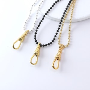Gold ID Badge Lanyard, Gold Ball Chain Lanyard, Gold Lanyard, ID Badge Holder, Gold id badge holder, ID holder, badge holder, Id lanyard