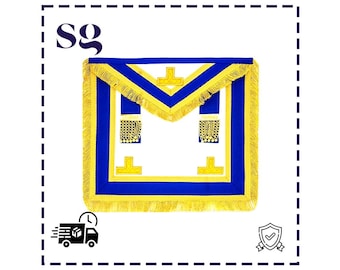 MASONIC REGALIA CRAFT Provincial Kleid mit Ebenen Schürze