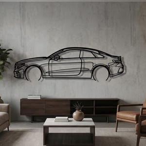 Metal Car Wall Art, Car Guy Gift, Car Sign, Automotive Wall Decor, Racing Car Art, Large Car Decor, Car Gift for Him
