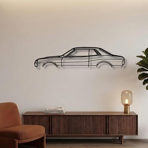 Celica 1972 Classic Metal Wall Art, Auto Enthusiast Wall Art For Garage Decor, Car Fan Gift Idea, High Quality Laser Cut Car Sign, Gift İdea