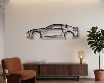 F-Type SVR 2017 Detailed Auto Wall Decor For Car Enthusiasts, Metal Garage Artwork, Laser Cut Garage Sign, Auto Enthusiast, Petrolhead Gift