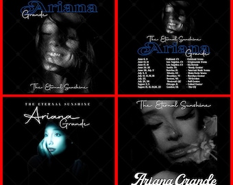 Ariana Grande Eternal Sunshine Tour 2026 PNG: fan merchandise graphics DTF-print (digitale download)