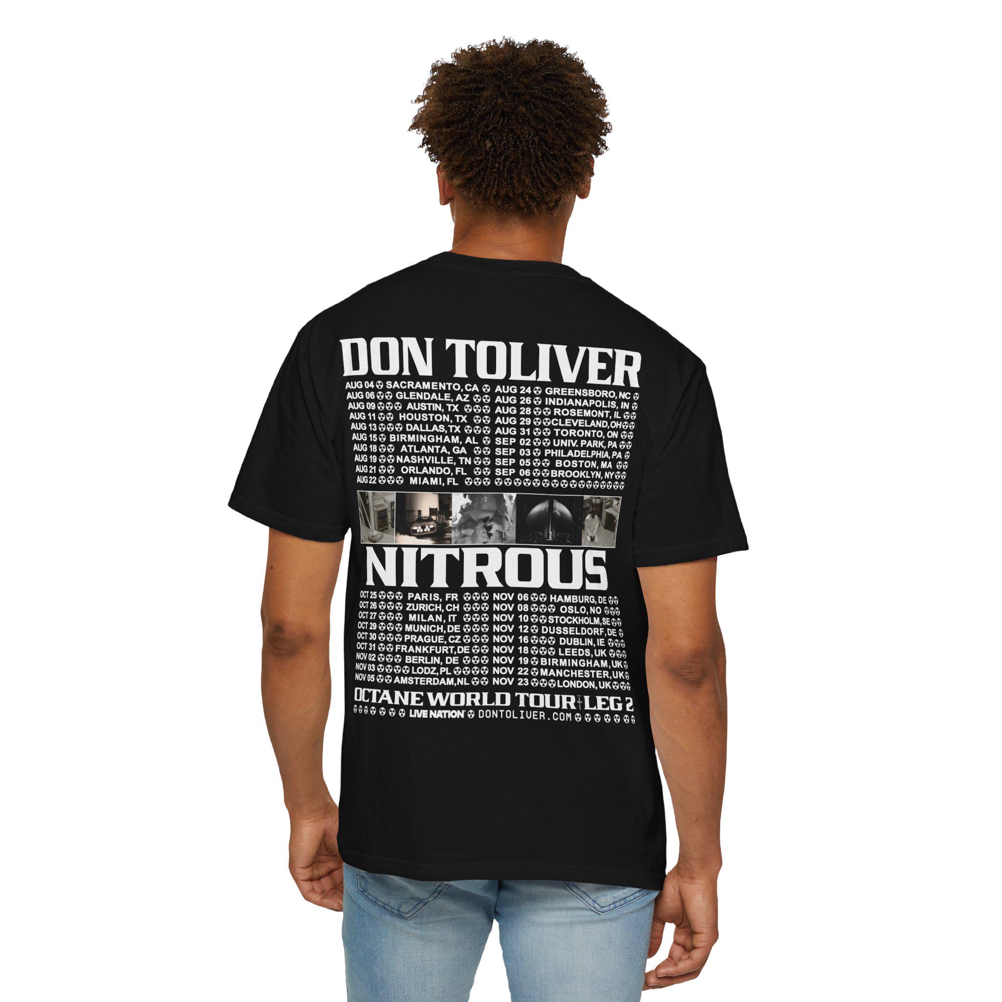 Don Toliver Nitrous Octane World Tour PNG: Concert Tee Design