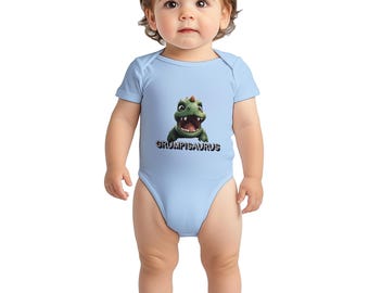 Grumpisaurus Baby Bodysuit(short sleeve) - Cute Onesie Gift - Perfect for that little angel!
