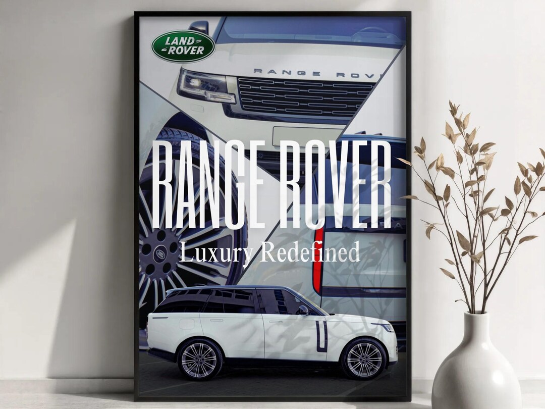 Range Rover Car Poster | Digital Download | Wall Art | for Car ...