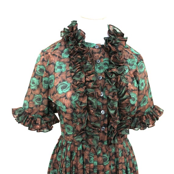 1950's Mode O' Day Dress with Ruffles Galore