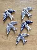 English Ceramic Swallow | Hand Painted Wall Bird | Handmade Tile Decor | Wedding Gift | Coastal Home Decor product logo