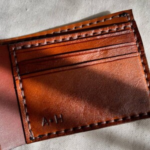 Snake leather wallet handmade for men