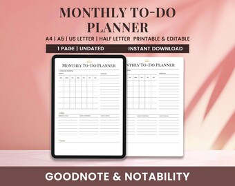 Monthly To-Do Planner: Career Road Map Workbook | Vorlage für einen Erfolgsplan bei der Jobsuche | Monatlicher Deadline Tracker & Professionelles Zielbuch