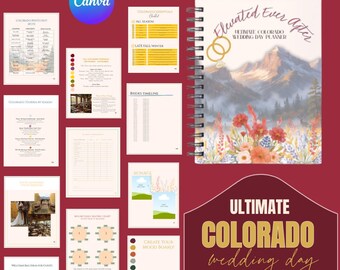Planificador de bodas en Colorado / Bodas en destinos de montaña (Descarga digital)