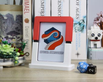 Etui na karty kolekcjonerskie Monster | W zestawie bezpłatny akrylowy uchwyt na miniaturowe zatrzaski