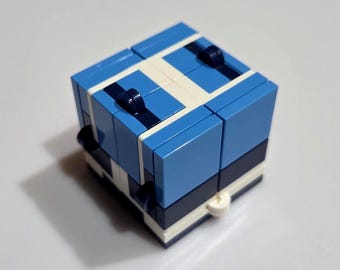 Cubo infinito "Azul/Blanco"