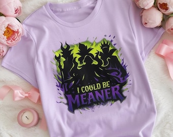 Villain Era Graphic Tee, I Could be Meaner Shirt, Edgy Moody Apparel