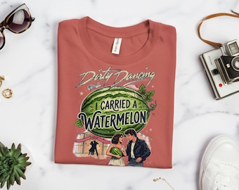 Camiseta "Llevaba una sandía" / Camiseta de la película Dirty Dancing, estampado retro veraniego