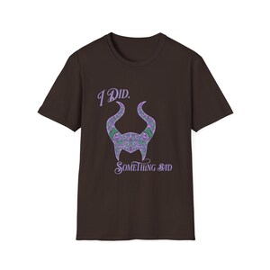 I Did Something Bad T-Shirt | Villain Horns image 10