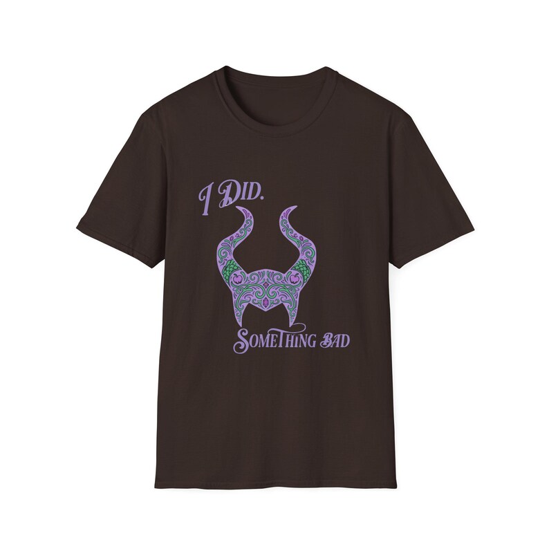 I Did Something Bad T-Shirt | Villain Horns image 10