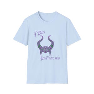 I Did Something Bad T-Shirt | Villain Horns image 13