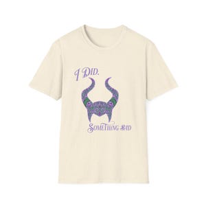 I Did Something Bad T-Shirt | Villain Horns image 11