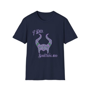 I Did Something Bad T-Shirt | Villain Horns image 14