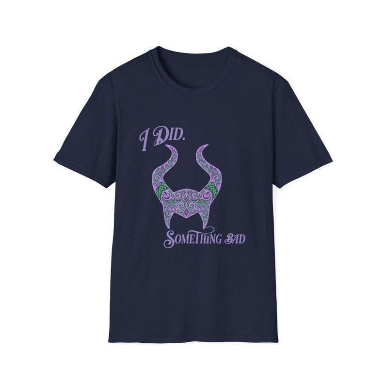 I Did Something Bad T-Shirt | Villain Horns image 14