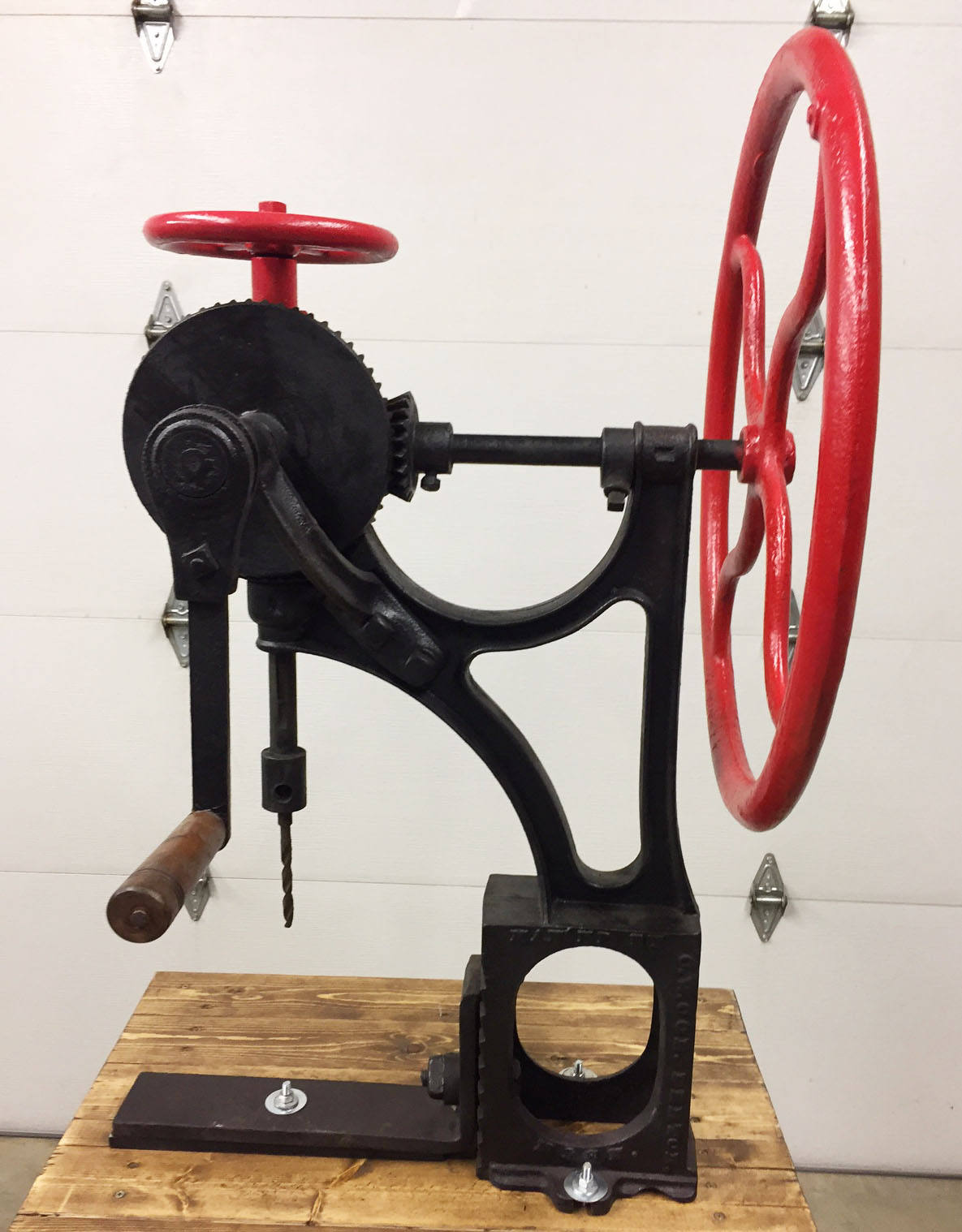 Antique Drill Press C.W. Coe Upright Two Man Drill Press PRICE | Etsy