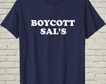 Camiseta Boycott Sals, camiseta retro de cine de los 80, regalo de cumpleaños para cinéfilos, merchandising de cine vintage, camiseta clásica de Brooklyn