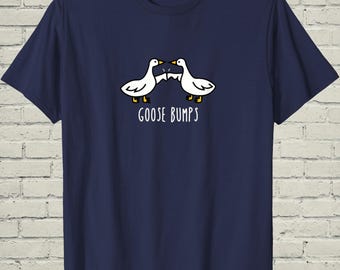 Camiseta divertida con meme de ganso tonto, camiseta retro con gráfico humorístico de animales, regalo original de cumpleaños para papá amante de las aves.