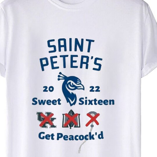 Saint Peters Peacocks Sweet 16 Shirt, St Peters March Madness Shirt