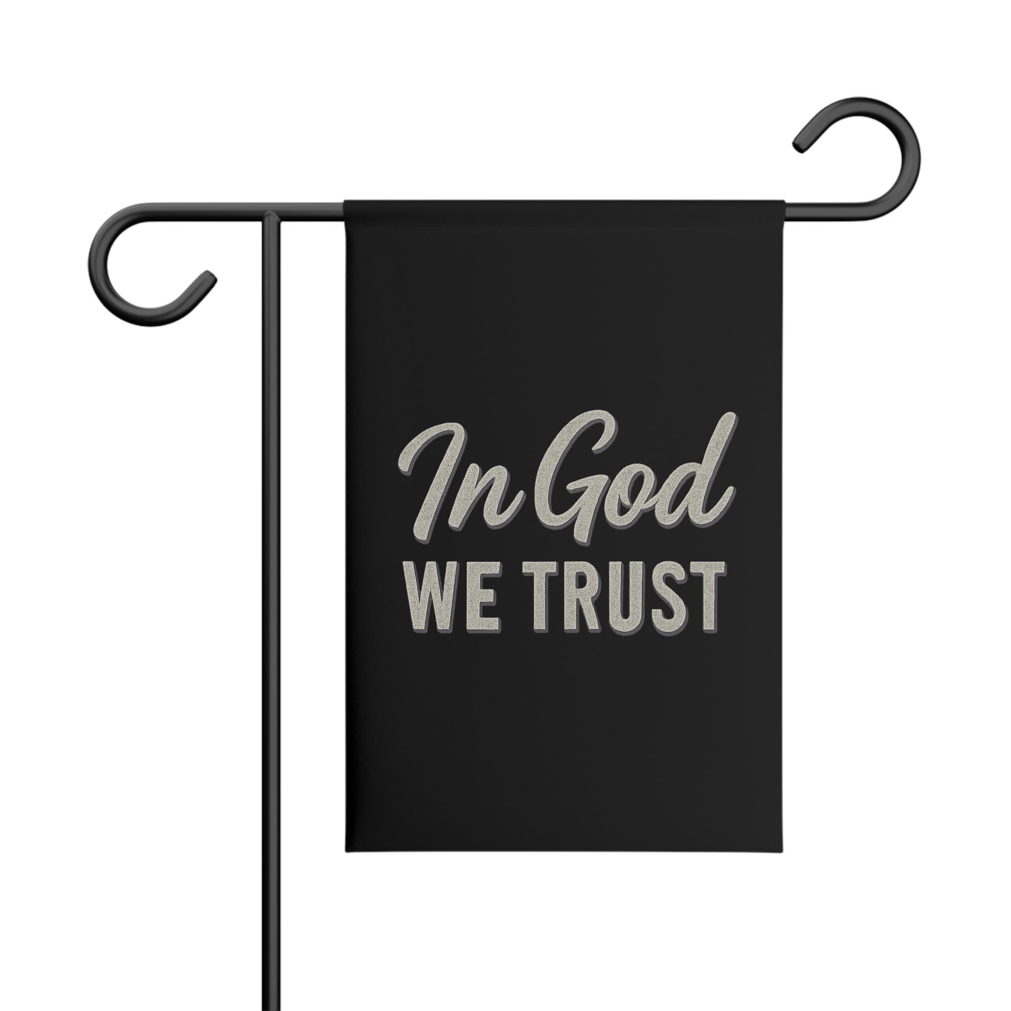 Schild „In God We Trust Pray For America“ – 45,7x35,6 Cm, Outdoor-Deko Aus Kunststoff Für Garten & Hof