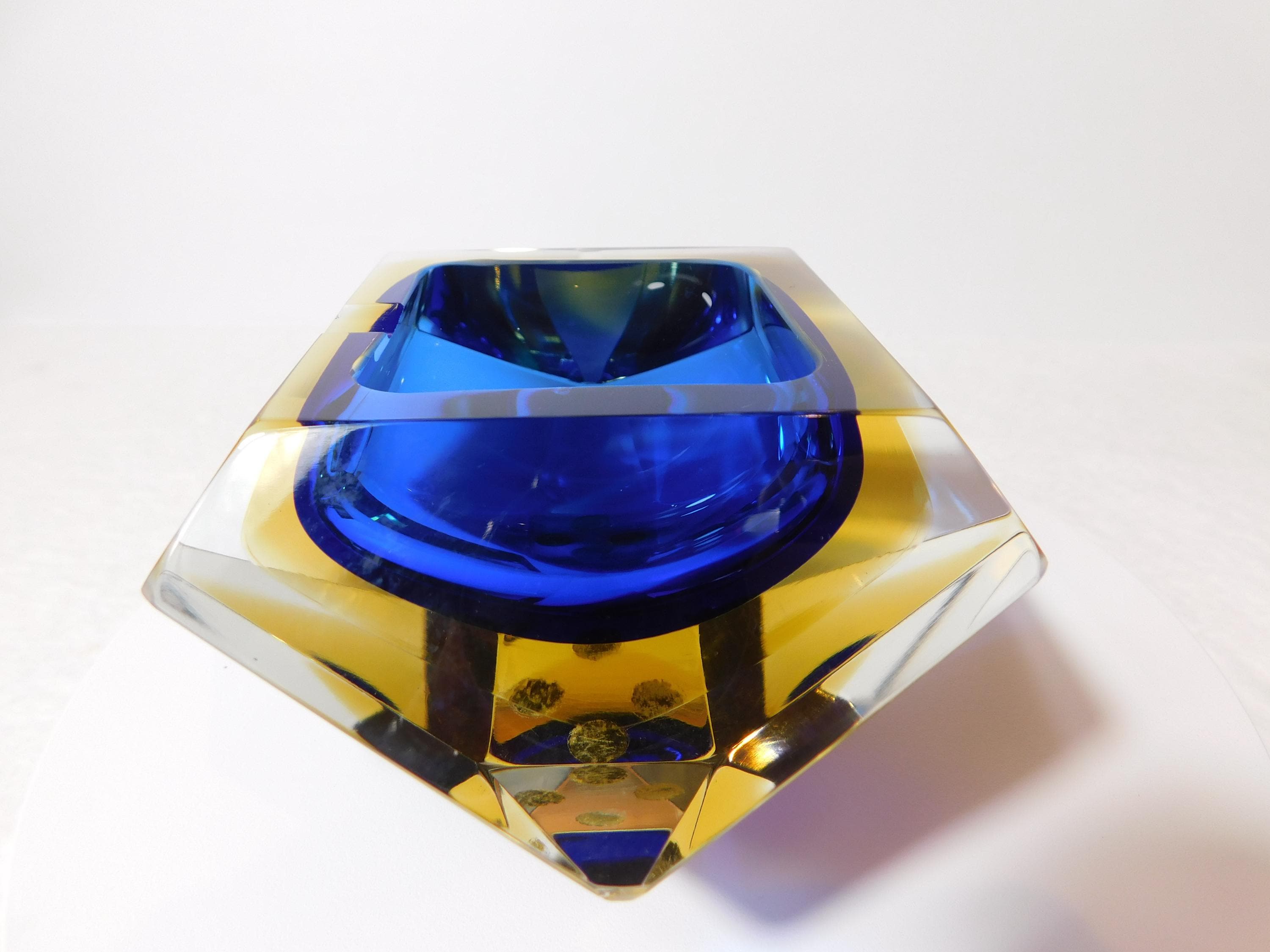 小物 Supreme GOLD SCALE ASHTRAY BLUE Supreme Gold Trim Ceramic