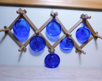 Vintage Cobalt Blue Sun Catchers - Set or Individual