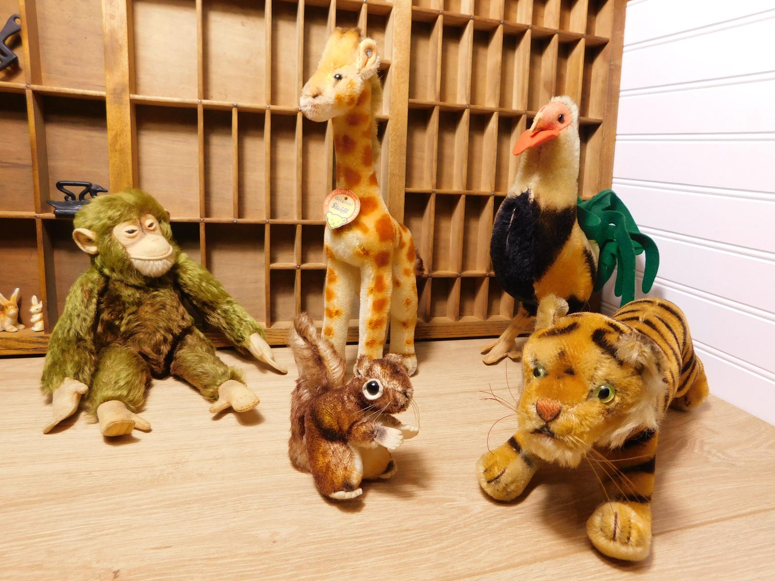Vintage Steiff Mohair Animals – Select From 5 Collectible Pieces
