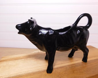Vintage Jackfield Cow Creamer
