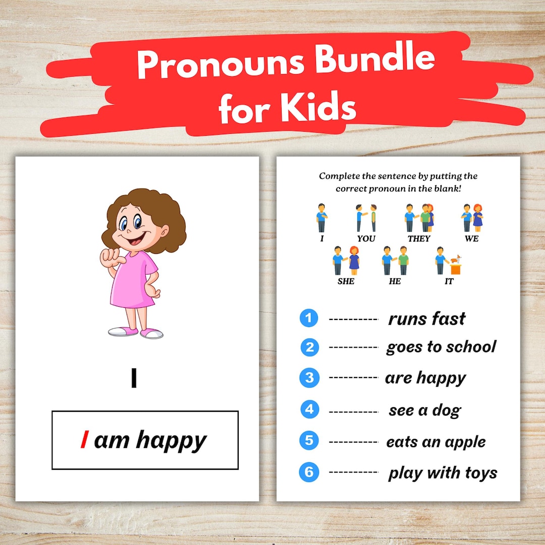 Ultimate English Pronouns Bundle for Kids | Fun Learning Activity ...