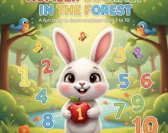Number Journey in the Forest — A Fun Counting Story for Kids to Learn Numbers 1–10 (Printable Children’s Book