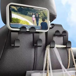 Auto Kopfstütze Geldbörse Halter, Hochleistungs-Sitzhaken für Handtaschen, Einkaufstaschen & Rucksäcke, Universal Car Organizer
