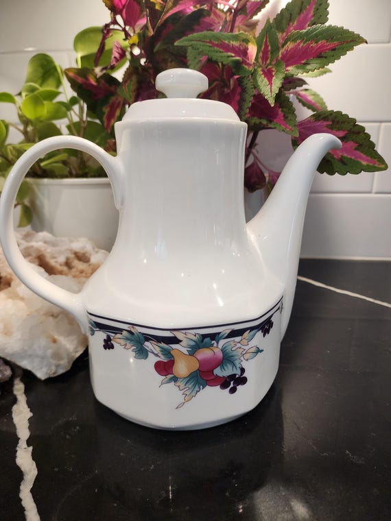 Vintage Royal Doulton "Autumn's Glory" Teapot, Fine Bone China