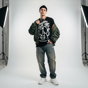 Schwarzes Oversize-Baumwoll-T-Shirt mit künstlerischem abstraktem Aufdruck | minimalistisches Unisex-Streetwear-Grafik-T-Shirt Graffiti