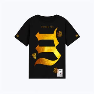 Schwarzes Oversize-Baumwoll-T-Shirt mit künstlerischem abstraktem Aufdruck | minimalistisches Unisex-Streetwear-Grafik-T-Shirt Graffiti